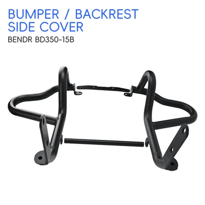 Suitable for Benda Chinchilla 350: crash bars, anti-fall bumpers, foldable backrest, tail rack, side bags, rear cargo rack modification parts