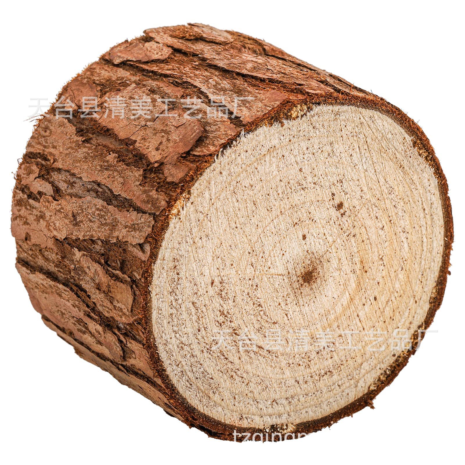 Sostenedor de vela de madera decoración del Festival de la boda decoración del hogar Decoración del partido del Día de San Valentín suculento olla corteza pila de madera