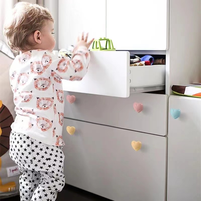 Creative cartoon children's room wardrobe handle colorful cute…