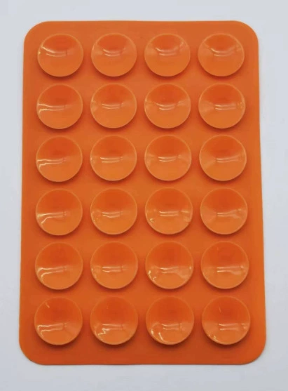 Silicone Phone Holder Pad — Double-Sided Non-Slip Rectangular Adhesive Grip, 8×5.5×0.25 cm