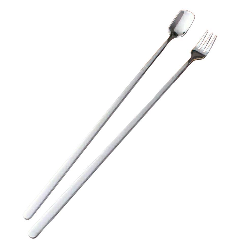 Cuchara de acero inoxidable de mango largo condimento delgado cuchara de café alargada cuchara de hielo encantadora cuchara de postres cuchara comercial ins