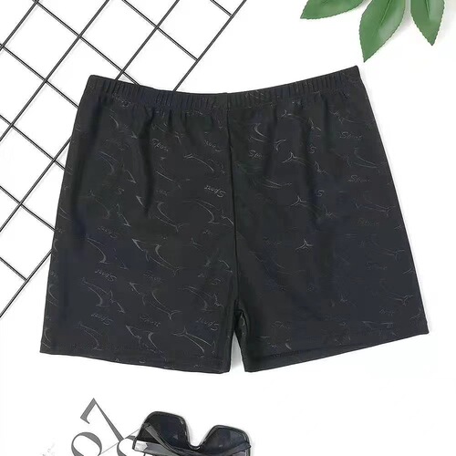 New men's swimming trunks, anti-embarrassing, breathable, high-waisted, conservative hot spring swimsuit, beach pants, casual shorts for hot spring bathing