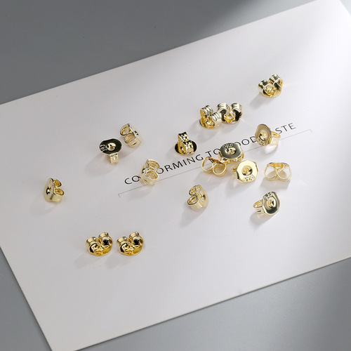 White gold silver rose gold ear caps DIY jewelry ear plugs accessories jewelry accessories pendants copper electroplated ear plugs