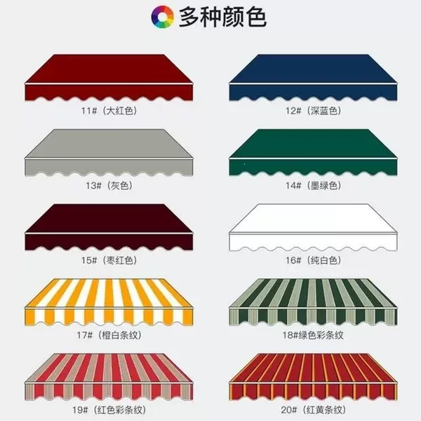 Canvas Fabric for Rain Shelter, Waterproof and Windproof Awning, Sunshade, Balcony Cover, Tent Fabric, Windproof for Market Stalls