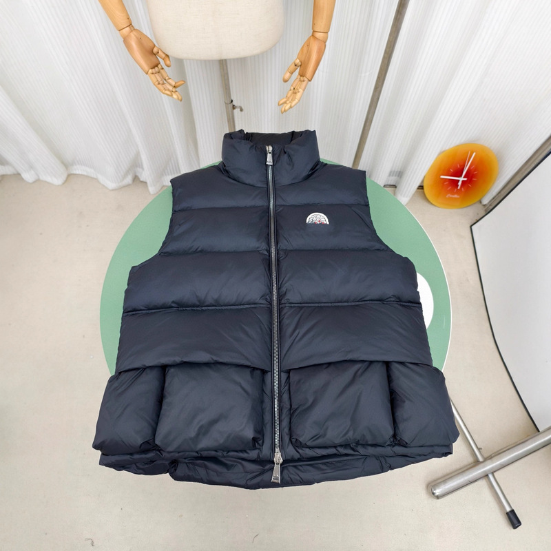 Cross-Border "Dujia Version in Stock" High-Quality Mengjia New Stereo Quilted down Vest Couple Model