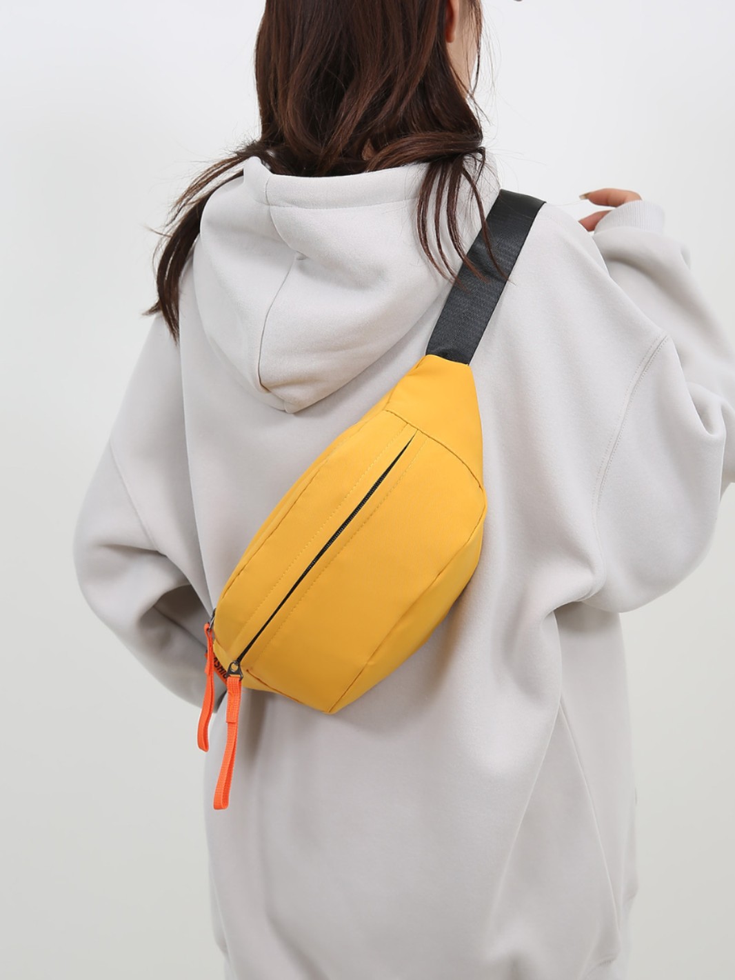 Ins nueva riñonera de gran capacidad moda japonesa tendencia casual bolso de mensajero de un solo hombro para hombre bolso de pecho para deportes al aire libre