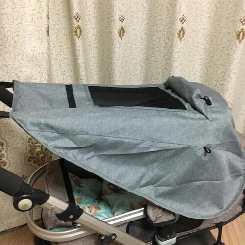 High landscape two-way baby stroller awning accessories blackout sun protection cover awning universal hot sale