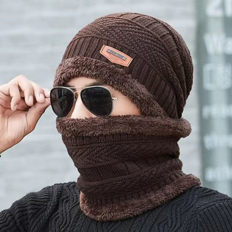 男性と女性のための屋外刺繍フリースネックウォーマー、冬用プルオーバーサイクリングネックウォーマー、防風性と厚みのある暖かいマスク、韓国風スカーフ|undefined