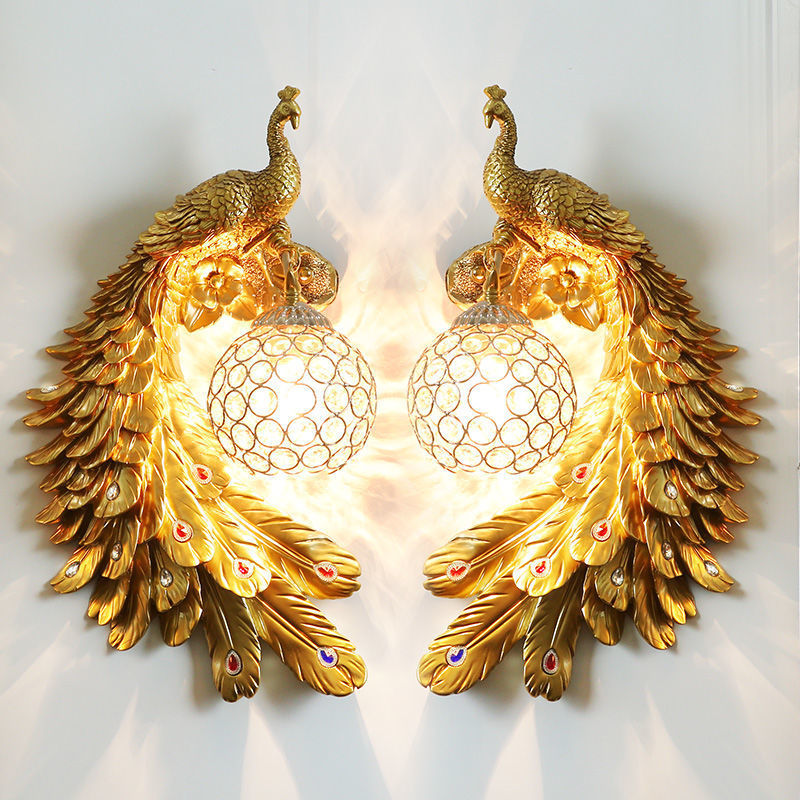 910 medium antique gold pair