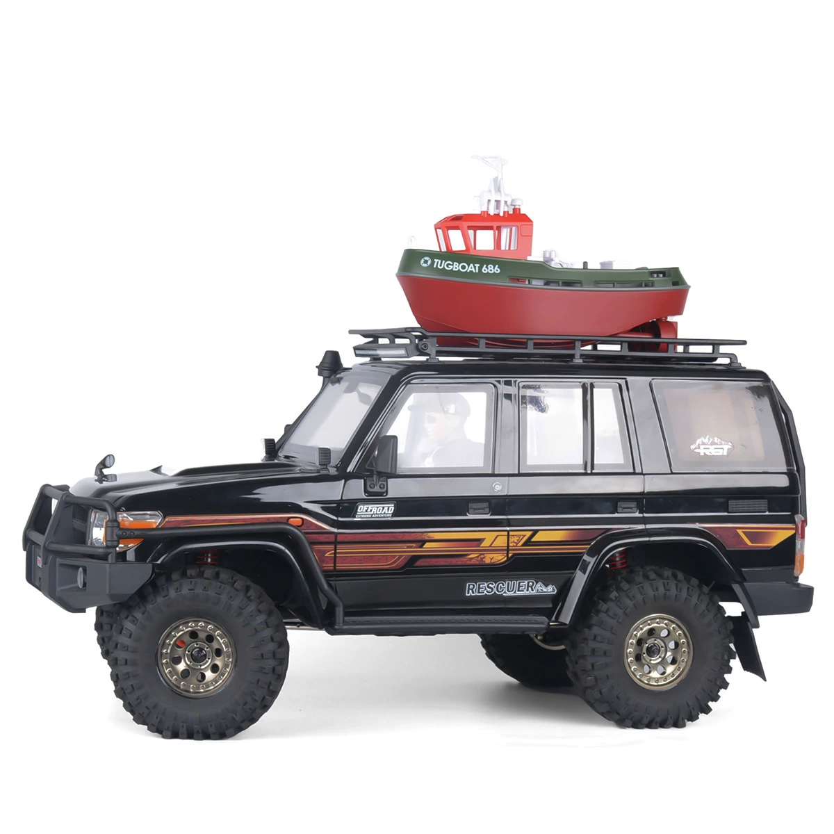 Реалистичная скоростная лодка с двигателем, игрушка, масштаб 1:72