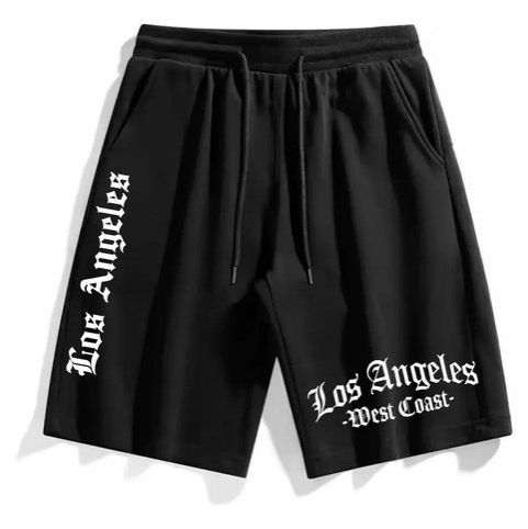 Amazon Cross-Border New American Fashion Brand Palm Angels Cross-Shaped European and American High Street Casual Loose Shorts for Men