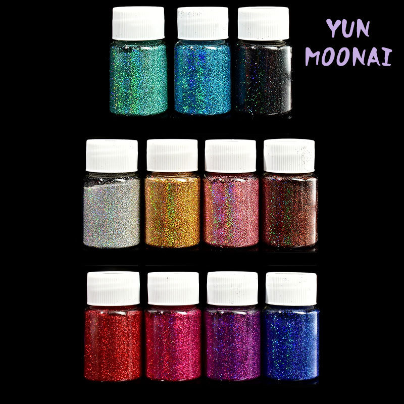 polvo de brillo fino material DIY sequinilla hecha a mano cristal goteo AB molde resina uv pegamento arena movida aceite mahjong relleno