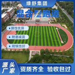 厂家供应新国标混合型塑胶跑道学校操场运动跑道EPDM地面全国施工
