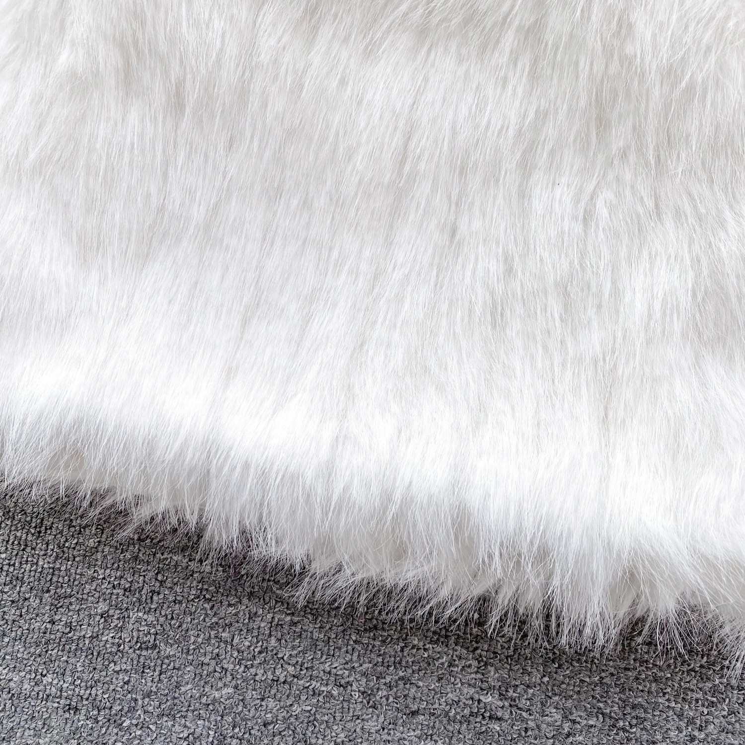 Damenbekleidung Hot Girl Style Anzug sexy Tube Top kurzer Hüftrock Pelz zweiteiliger Anzug für Frauen_voghion.com