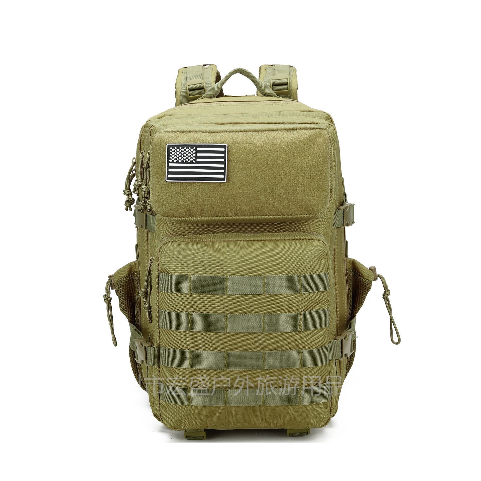 Large-Capacity Hiking Sports Outdoor Travel Mountaineering Backpack Military Camouflage Camping Tactical Backpack in Stock