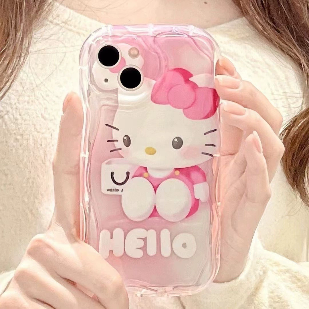 Hello Kitty, совместимый милый чехол для телефона, iPhone 14 Pro, 12