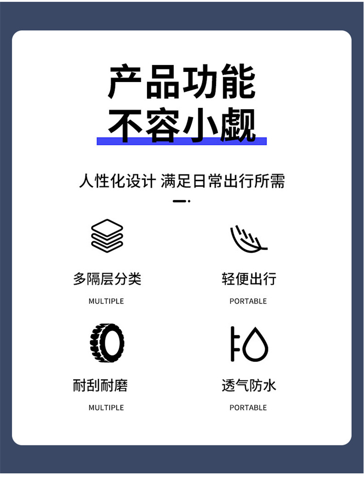 Backpack with large capacity and high-end feel, men's high-end feel, large capacity USB charging computer bag, student schoolbag Application Scenario