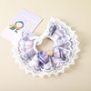 Eating bib with bow, cute choker, decorations for princess, scarf, wholesale