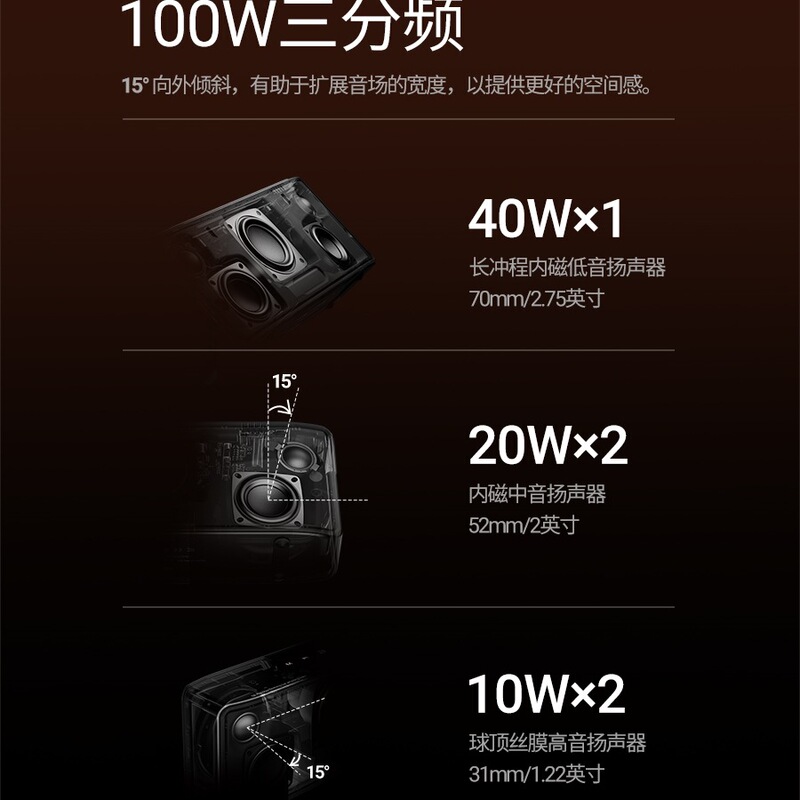 德国柏林之声高端三分频蓝牙音箱大音量家用低音炮发烧级HIFI音响|undefined