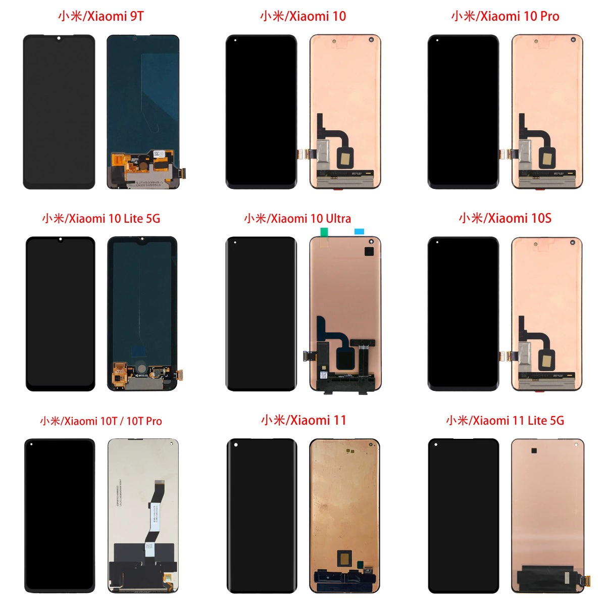 Подходит для Xiaomi 10 11 Lite 12Pro 13 14 сборка экрана мобильного телефона сенсорный дисплей