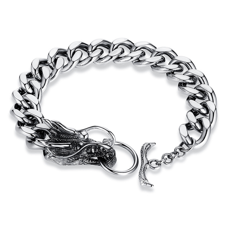 Chencui Hot selling Fashion Leader Men's Chain Keel Bracelet_voghion.com
