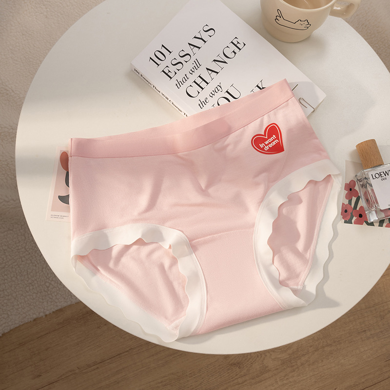 10A entrepierna antibacteriana entrepierna de algodón entrepierna larga entrepierna modal sin costuras calzoncillos de cintura media cabeza calzoncillos de primavera y verano para mujer