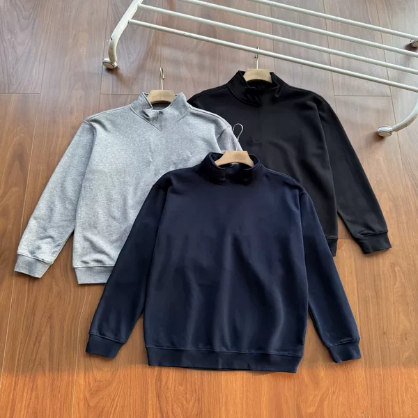 72012        Autumn Zippered Pullover Sweatshirt
