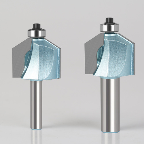 31 degree bevel trimmer woodworking milling cutter bevel cutter 8 handles 1/2 handle engraving machine tool edge knife inverted R milling cutter