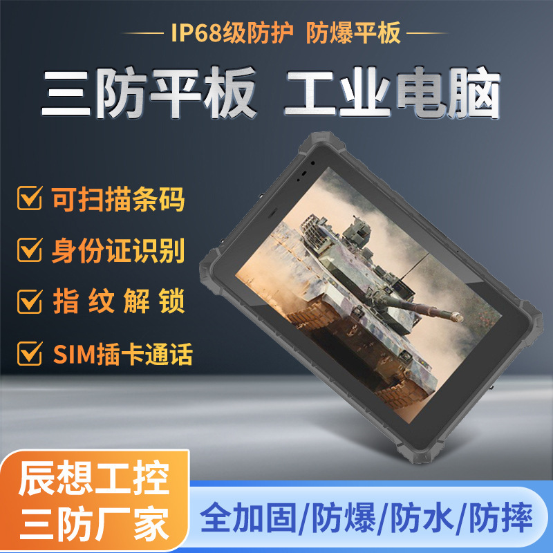 Iecex Explosion-Proof Industrial Waterproof and Dustproof Nfc 10inch High-Definition Reinforced Drop-Resistant Three-Proof Industrial Tablet Computer