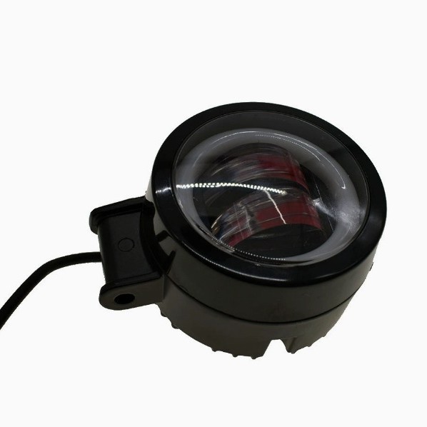 Luz de trabajo de automóviles LED 4 pulgadas motocicleta foco 4D estereoscópica 20W ángel ojo luz de trabajo