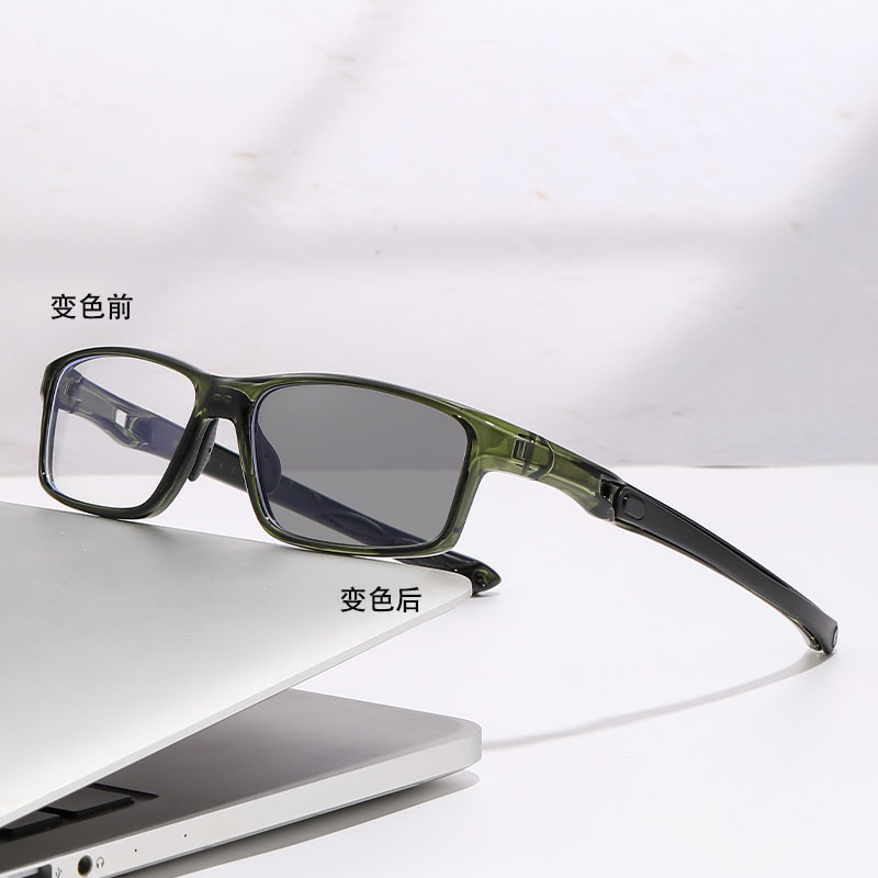 Transfronterizo TR90 zoom automático progresivo multifocal de doble propósito de gafas de presbyopia de mediana edad anti-luz azul gafas de presbyopia