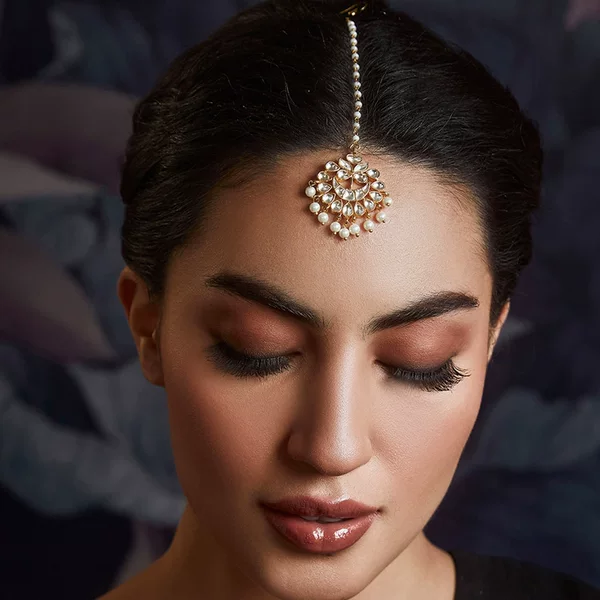 Cross-border Explosions Indian Traditional Headwear European and American Fashion Bohemian Wind Diamond Bride Hair Chain hair chain