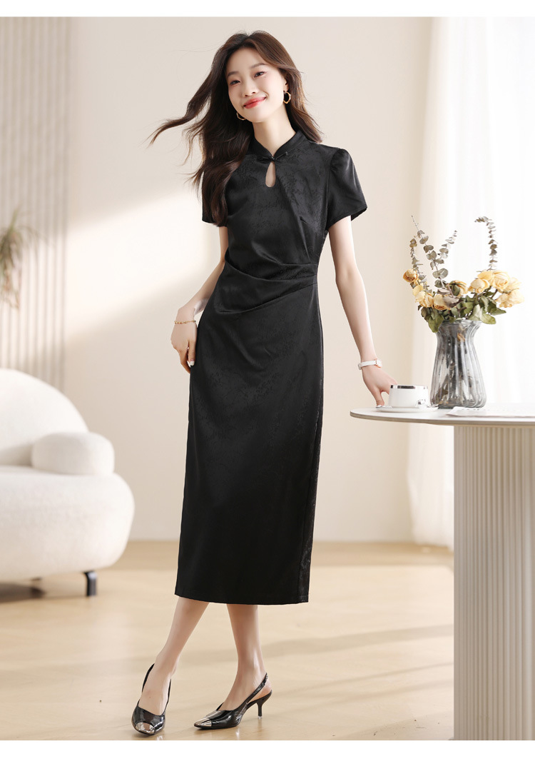 B6664 1810K VÁY ĐẦM LIỀN THÂN NỮ SHED)ST NGẮN TAY MÙA HÈ HỌA TIẾT HOA THỜI TRANG NỮ G05 SẢN PHẨM MỚI
