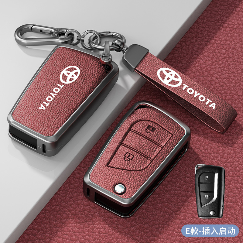 유형 E 아연 합금 쉘 삽입 2버튼 화산 빨간색 하드웨어 팔찌