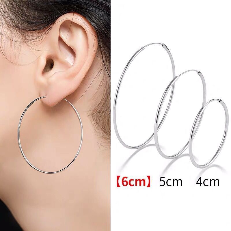 999 실버 라이트 바디 원형 와이어 직경 6cm