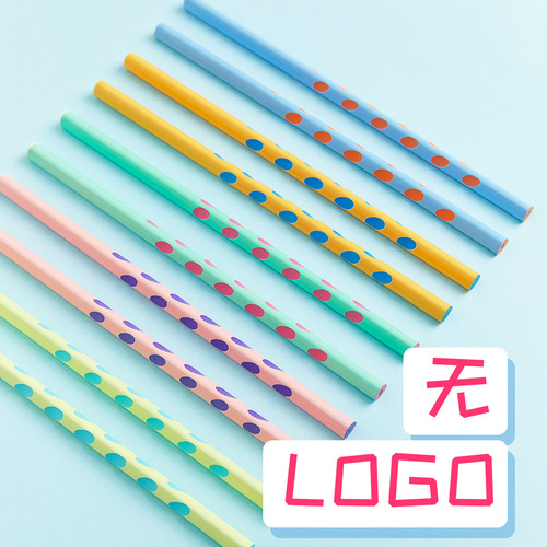 Wholesale Hole Pen Laser Engraved Pencil, Macaron Color Rod Pencil, Color Rod Hole Pencil, Fiber Optic Carbon Dioxide Universal Pencil