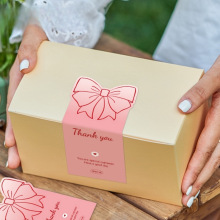 Z 36920 Bow gift sealing sticker ���������װ�η����