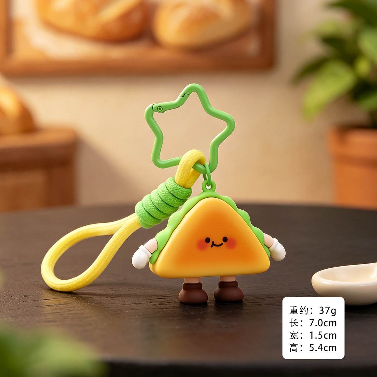 Food play, pendant, bread