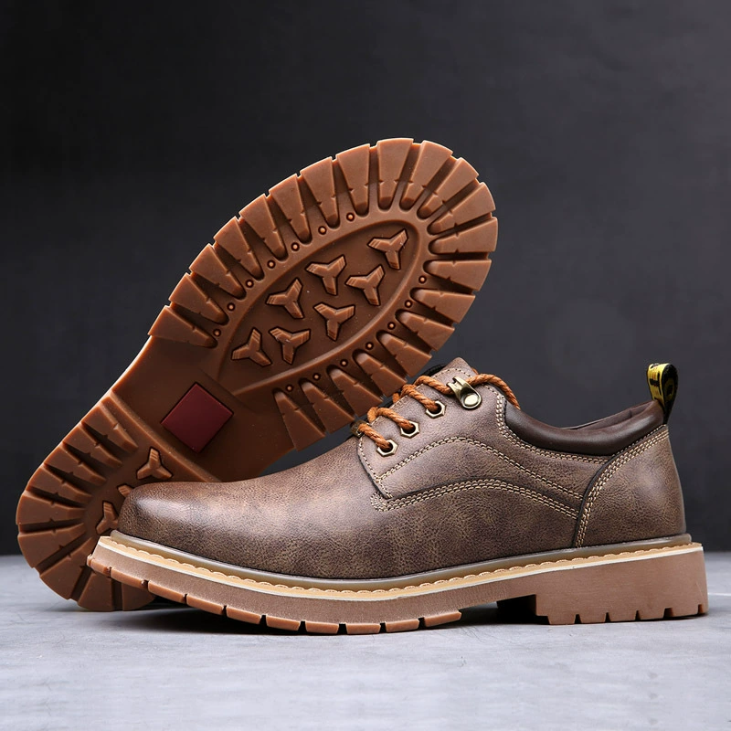 Осень-зима 2022, новые кожаные туфли с большим носком, мужская модная британская деловая повседневная обувь, молодежная модная мужская обувь в корейском стиле