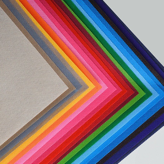 Inventario de color nuevo material no tejido spunbond polipropileno no tejido multicolor no tejido rollo accesorios de ropa tejido transpirable