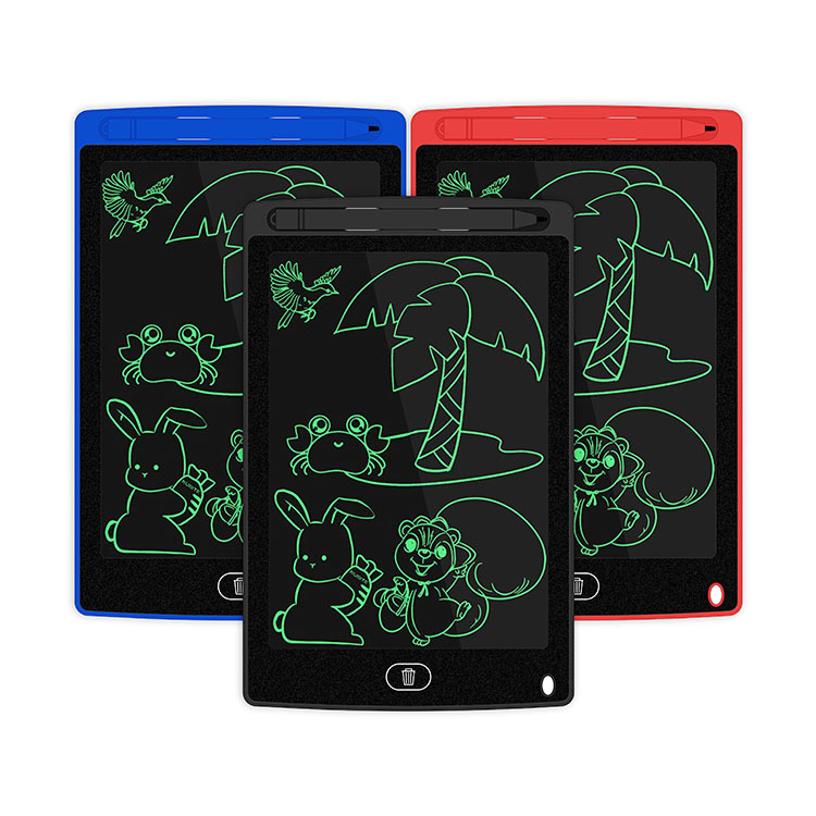 8.5 인치 비용 효율적인 LCD 쓰기 보드 낙서 서예 그림 칠판 초안 LCD 드로잉 보드 쓰기