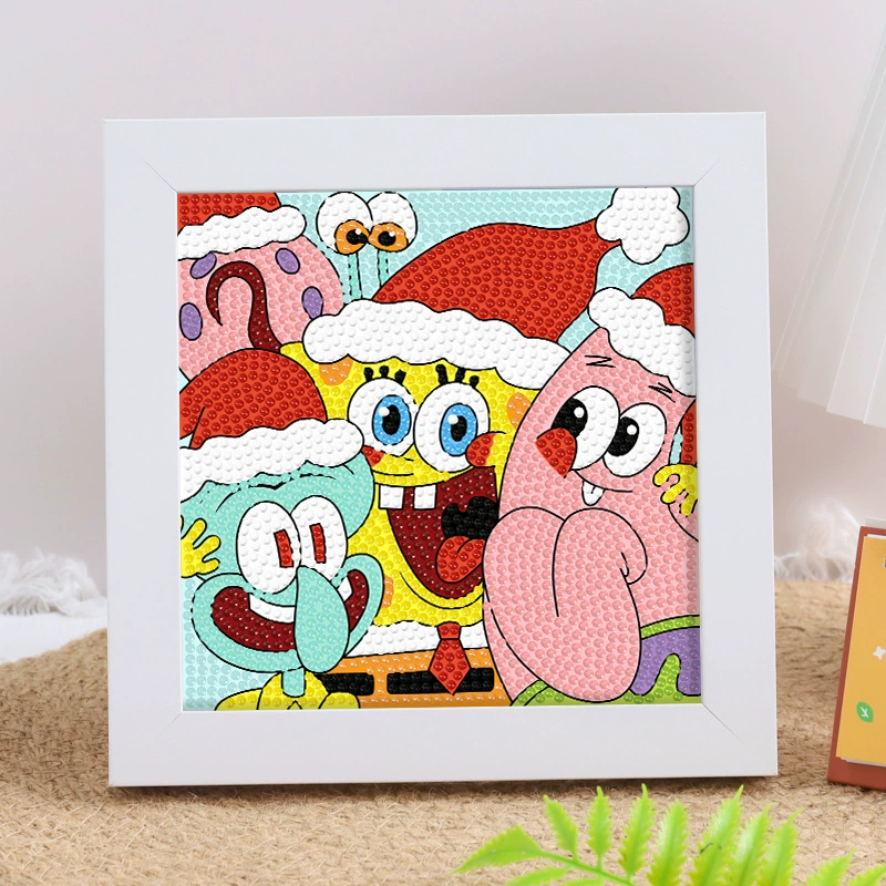 Набор для алмазной вышивки (Sanrio) Пикачу в раме, 17×17 см, комплект для полного стежка DIY
