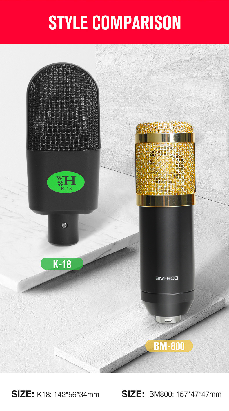 BM800 condenser microphone mixer sound card live broadcast set 7 1_03