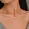 C093 Europe and America Cross border Accessories Retro temperament personality Geometry Pendant Pendant Simplicity Versatile Necklace