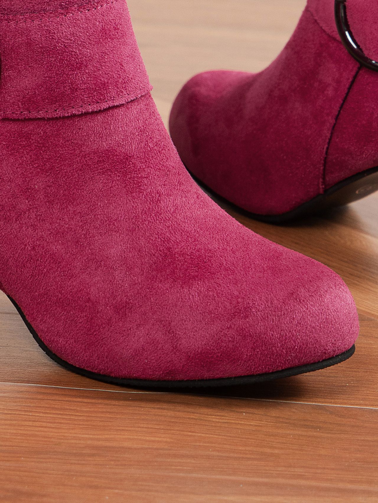 Damen Overknee Stiefel Mit Blockabsatz Und Schnallen Design_voghion.com