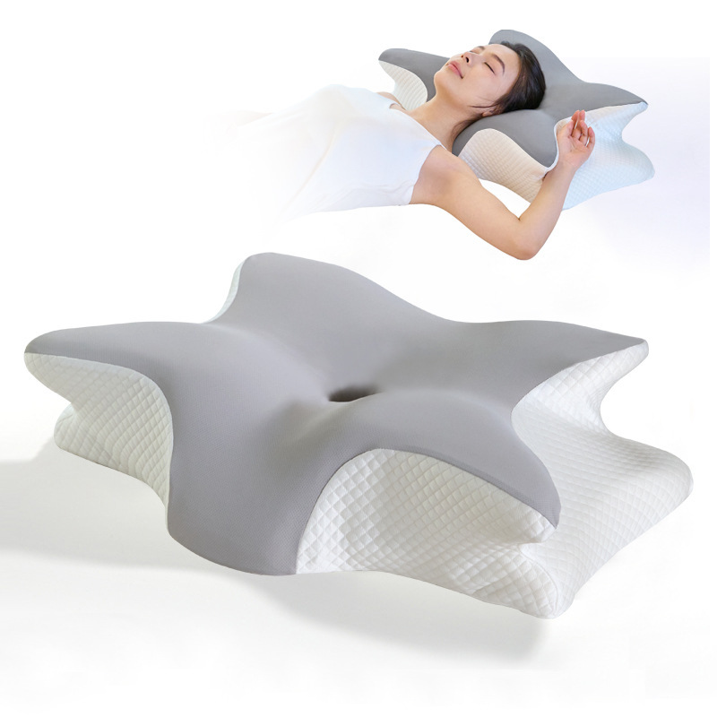 クロスボーダー Amazon スローリバウンドメモリーピローバタフライピロー頚椎保護深い睡眠サポート睡眠崩壊メモリーフォーム枕|undefined