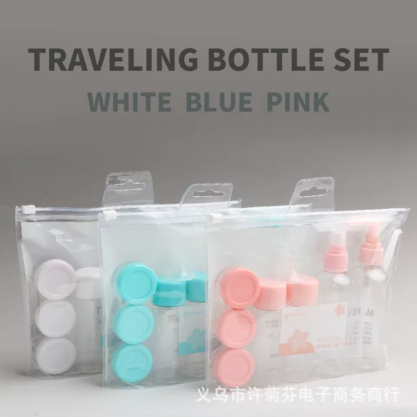 Travel Set Bottle PET Bottling Set Lotion Cosmetic Bottle Empty Bottle Lotion Bottling Water Replenishment Spray Bottle 28