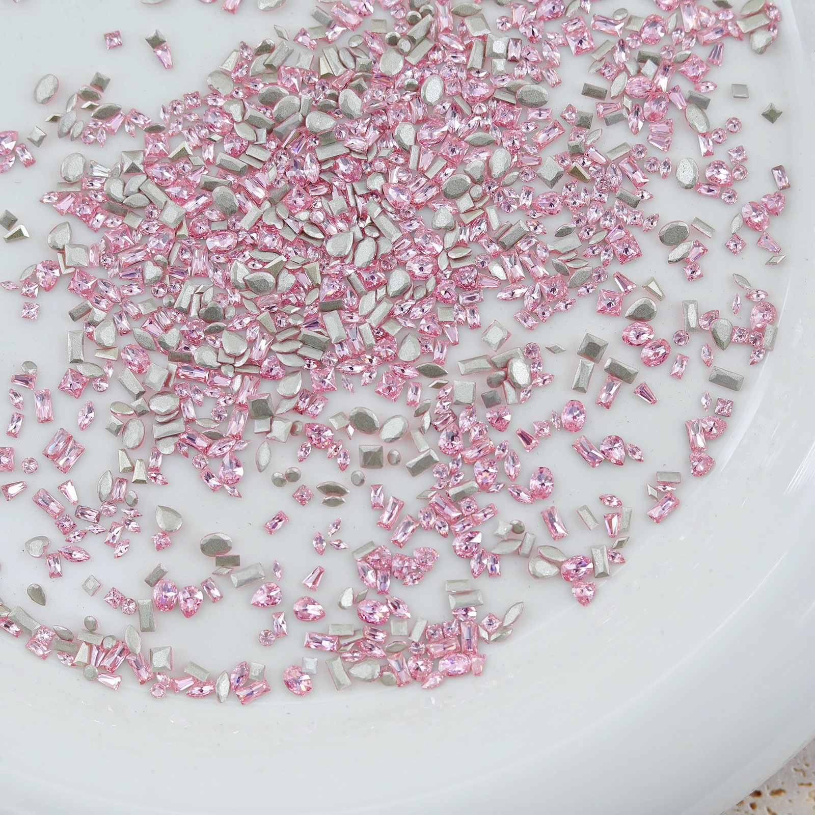 Mezcla de polvo ligero de circón de fondo plano