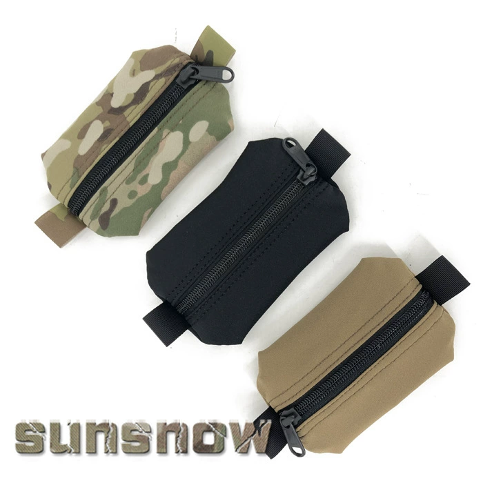 [Sun Snow System] Военный вентилятор Тактическая сумка для аксессуаров Камуфляжная сумка Эластичная маленькая сумка Портмоне Расширительная сумка