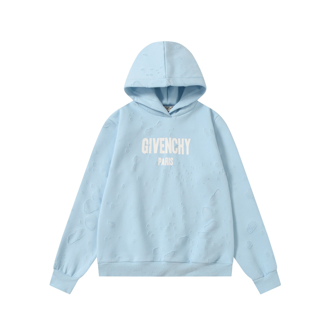 Kişi üçün ağır pambıq kapüşonlu sviter, rəqəmsal çap